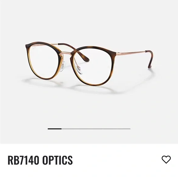 Ray-Ban Accessories Rayban Rb74roundtortoise Bronzeeyeglasses